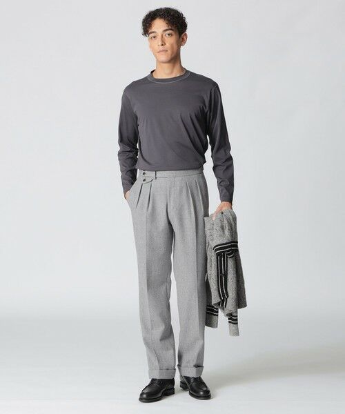 Paul Stuart / ポール・スチュアート カットソー | 【数量限定】「COLLECTION LINE」クルーネック長袖Tシャツ | 詳細2