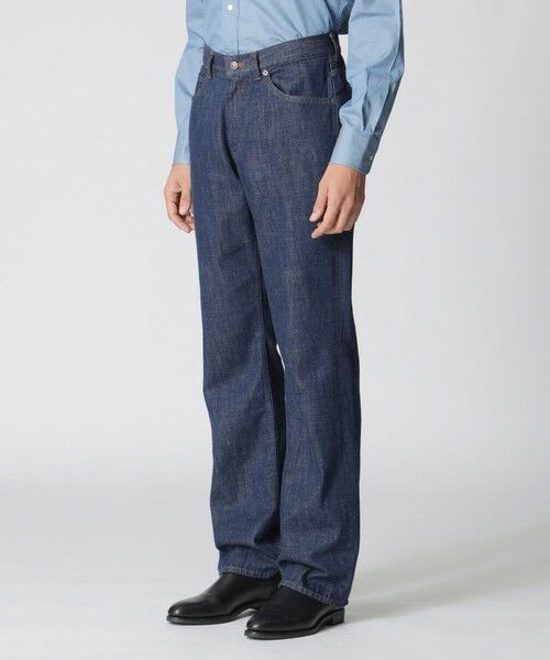 Paul Stuart / ポール・スチュアート パンツ | 【数量限定】「COLLECTION LINE」ブーツカット５ポケットデニムパンツ | 詳細4