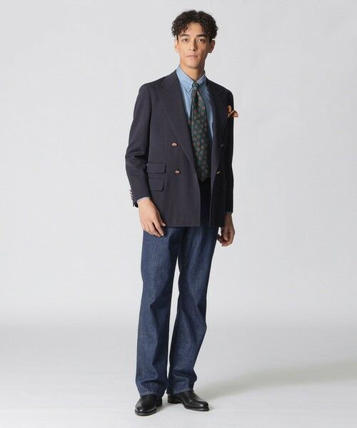 Paul Stuart / ポール・スチュアート パンツ | 【数量限定】「COLLECTION LINE」ブーツカット５ポケットデニムパンツ | 詳細2