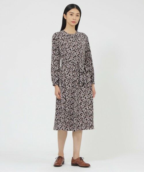 Paul Stuart / ポール・スチュアート ロング・マキシ丈ワンピース | 【WEB・一部店舗限定/ウォッシャブル】スモールフラワー　ワンピース | 詳細3