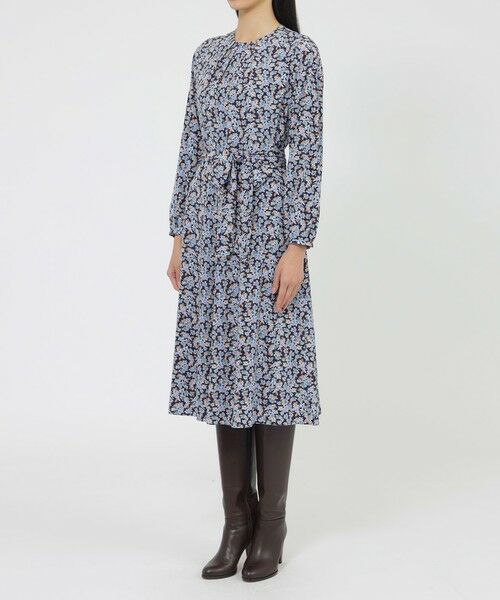 Paul Stuart / ポール・スチュアート ロング・マキシ丈ワンピース | 【WEB・一部店舗限定/ウォッシャブル】スモールフラワー　ワンピース | 詳細5