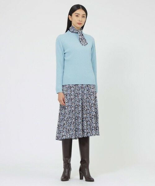 Paul Stuart / ポール・スチュアート ロング・マキシ丈ワンピース | 【WEB・一部店舗限定/ウォッシャブル】スモールフラワー　ワンピース | 詳細2