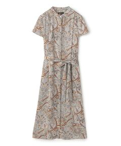 Paul Stuart / ポール・スチュアート ロング・マキシ丈ワンピース | 【ウォッシャブル】サラサペイズリー　ワンピース