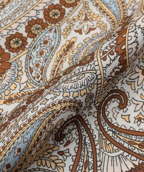 Paul Stuart / ポール・スチュアート ロング・マキシ丈ワンピース | 【ウォッシャブル】サラサペイズリー　ワンピース | 詳細6