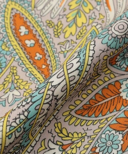 Paul Stuart / ポール・スチュアート ロング・マキシ丈ワンピース | 【ウォッシャブル】サラサペイズリー　ワンピース | 詳細7