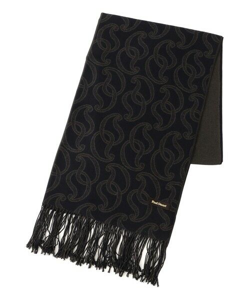 Paul Stuart / ポール・スチュアート マフラー・ショール・スヌード・ストール | ペイズリー柄　3面ブックストール | 詳細5