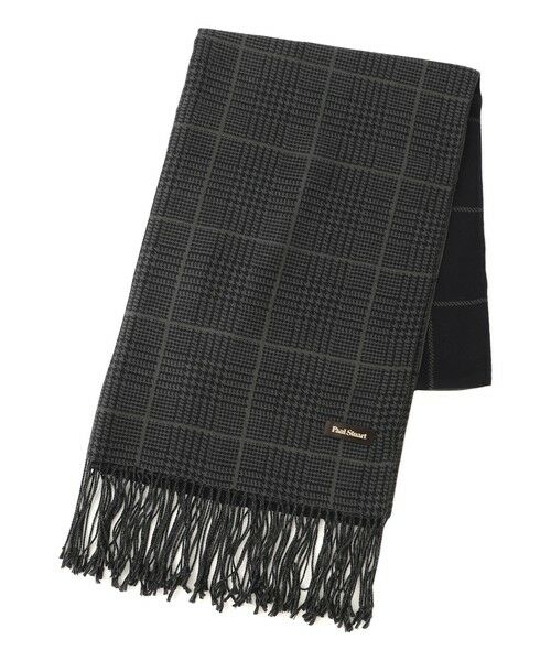 Paul Stuart / ポール・スチュアート マフラー・ショール・スヌード・ストール | グレンチェック＆ウィンドウペンストール | 詳細4