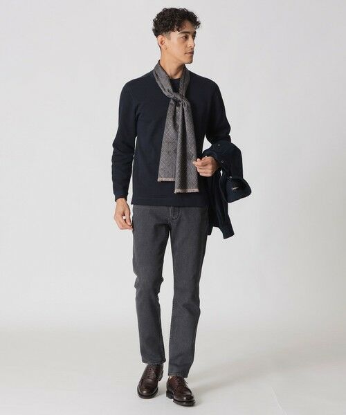 Paul Stuart / ポール・スチュアート マフラー・ショール・スヌード・ストール | シルクスフレストール/パケ柄 | 詳細2