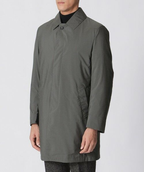 Paul Stuart / ポール・スチュアート その他アウター | 【防風】【MADISON midi.】メランジタフタ　バルマカーンミディコート | 詳細3