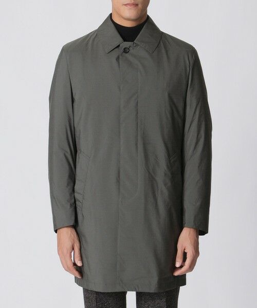 Paul Stuart / ポール・スチュアート その他アウター | 【防風】【MADISON midi.】メランジタフタ　バルマカーンミディコート | 詳細2