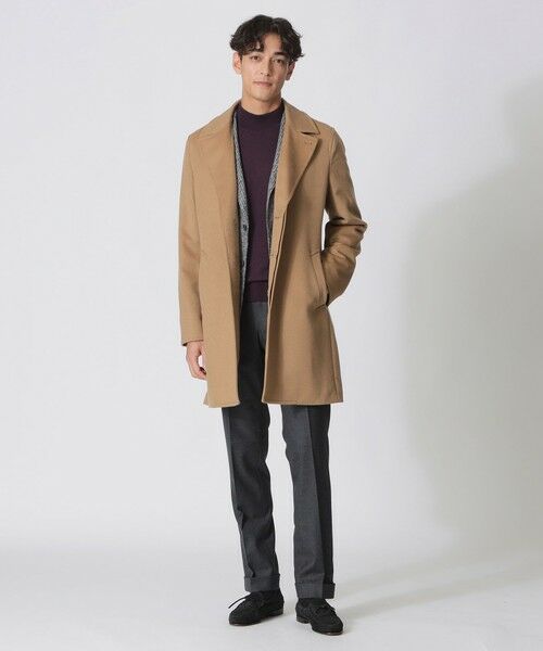 Paul Stuart / ポール・スチュアート その他アウター | 【HOUSTON】カシミヤ混ビーバーシングルアルスターコート | 詳細3