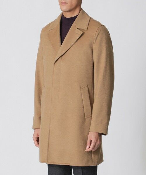 Paul Stuart / ポール・スチュアート その他アウター | 【HOUSTON】カシミヤ混ビーバーシングルアルスターコート | 詳細5