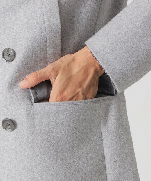 Paul Stuart / ポール・スチュアート ブルゾン | カシミヤブレンドビーバーPコート | 詳細8