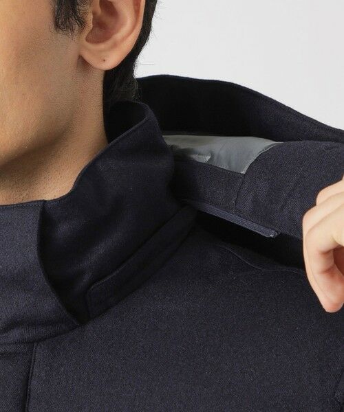 Paul Stuart / ポール・スチュアート ブルゾン | ウールフランネルシェルダウンコート | 詳細8