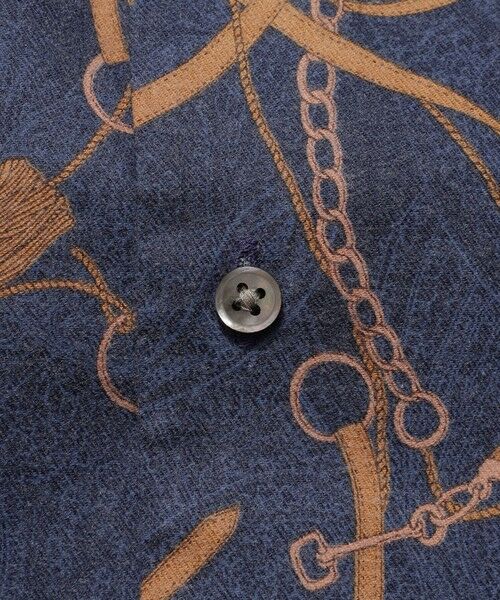 Paul Stuart / ポール・スチュアート シャツ・ブラウス | ベルト柄プリント起毛シャツ | 詳細7