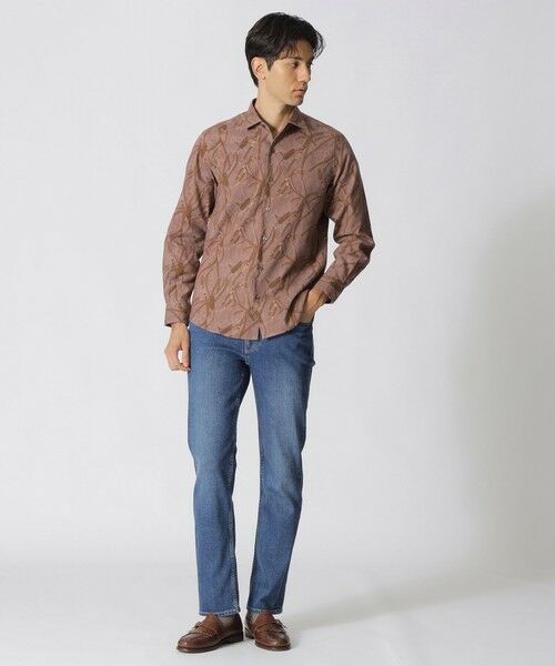 Paul Stuart / ポール・スチュアート シャツ・ブラウス | ベルト柄プリント起毛シャツ | 詳細2
