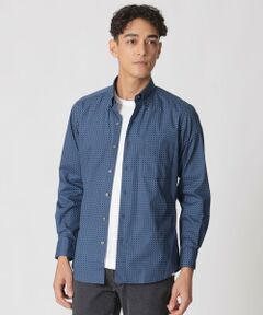 Paul Stuart / ポール・スチュアート シャツ・ブラウス | ジオメトリック柄長袖ボタンダウンシャツ