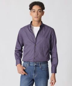 Paul Stuart / ポール・スチュアート シャツ・ブラウス | ジオメトリック柄長袖ボタンダウンシャツ