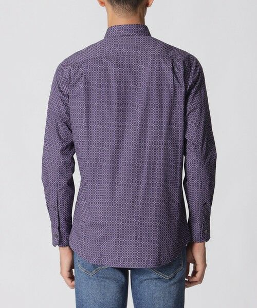 Paul Stuart / ポール・スチュアート シャツ・ブラウス | ジオメトリック柄長袖ボタンダウンシャツ | 詳細5