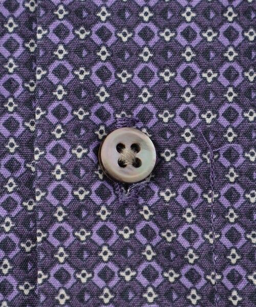 Paul Stuart / ポール・スチュアート シャツ・ブラウス | ジオメトリック柄長袖ボタンダウンシャツ | 詳細9