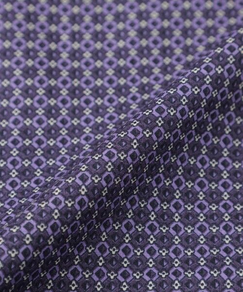 Paul Stuart / ポール・スチュアート シャツ・ブラウス | ジオメトリック柄長袖ボタンダウンシャツ | 詳細11