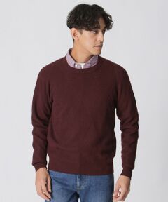 Paul Stuart / ポール・スチュアート ニット・セーター | ダイヤ柄クルーネックセーター