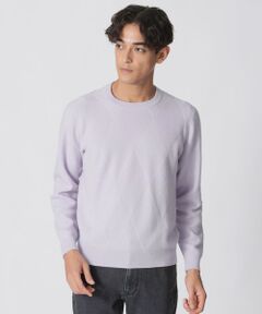 Paul Stuart / ポール・スチュアート ニット・セーター | ダイヤ柄クルーネックセーター