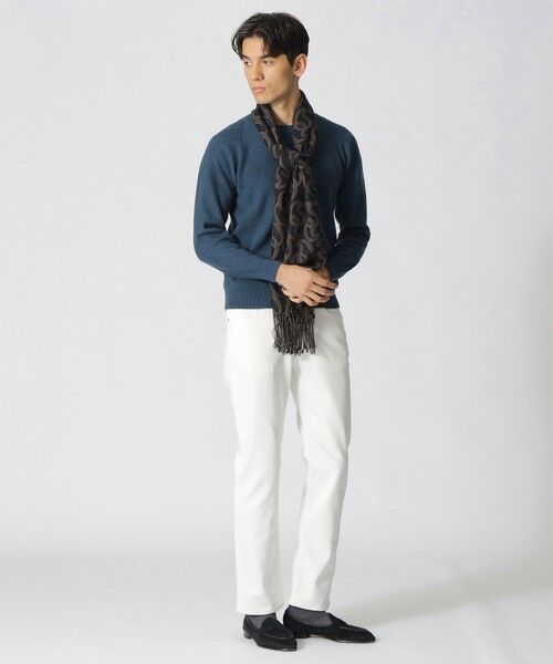 Paul Stuart / ポール・スチュアート ニット・セーター | ダイヤ柄クルーネックセーター | 詳細3