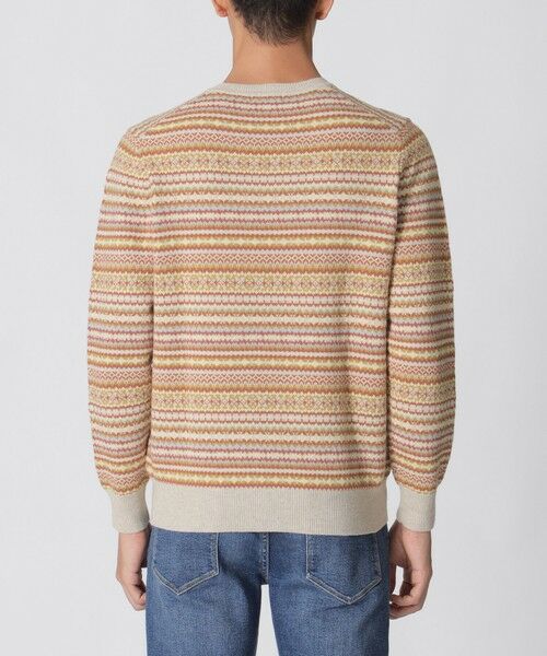 Paul Stuart / ポール・スチュアート ニット・セーター | フェアアイル柄Vネックセーター | 詳細5