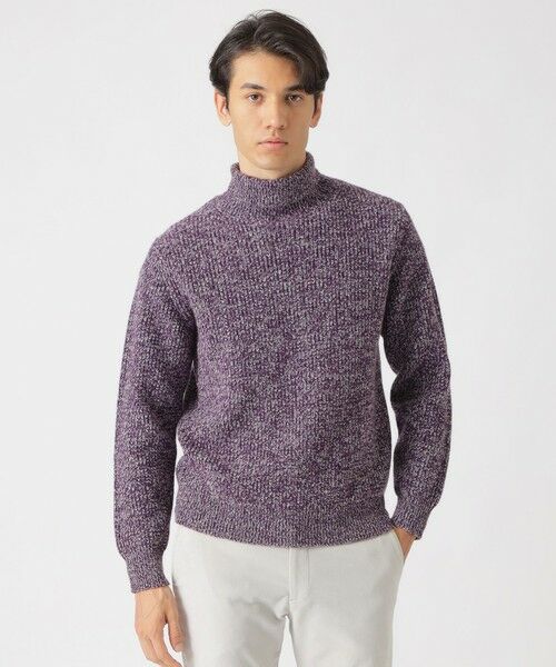 Paul Stuart / ポール・スチュアート ニット・セーター | ネップメランジ　タートルネックセーター | 詳細11