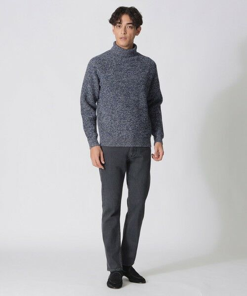 Paul Stuart / ポール・スチュアート ニット・セーター | ネップメランジ　タートルネックセーター | 詳細3