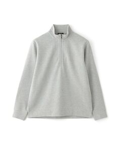 Paul Stuart / ポール・スチュアート カットソー | へリンボンダブルフェイスハーフジップ
