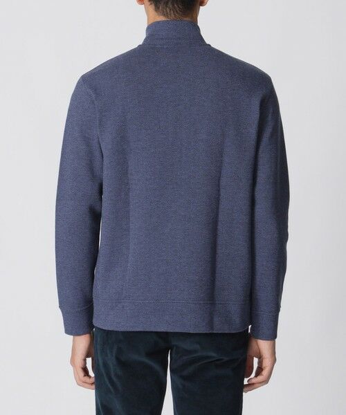 Paul Stuart / ポール・スチュアート カットソー | へリンボンダブルフェイスハーフジップ | 詳細6