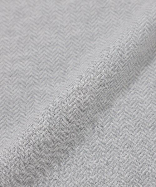 Paul Stuart / ポール・スチュアート カットソー | へリンボンダブルフェイスハーフジップ | 詳細9