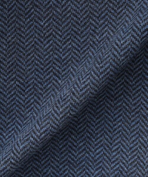 Paul Stuart / ポール・スチュアート カットソー | へリンボンダブルフェイスハーフジップ | 詳細14