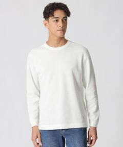 Paul Stuart / ポール・スチュアート カットソー | ダブルフェイスワッフルTシャツ