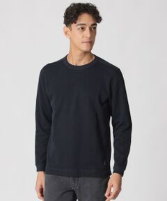 Paul Stuart / ポール・スチュアート カットソー | ダブルフェイスワッフルTシャツ