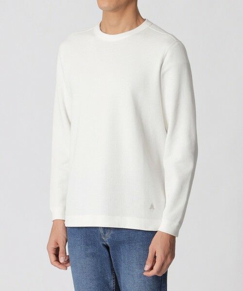 Paul Stuart / ポール・スチュアート カットソー | ダブルフェイスワッフルTシャツ | 詳細4