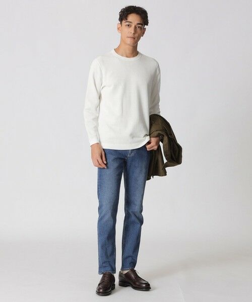 Paul Stuart / ポール・スチュアート カットソー | ダブルフェイスワッフルTシャツ | 詳細1