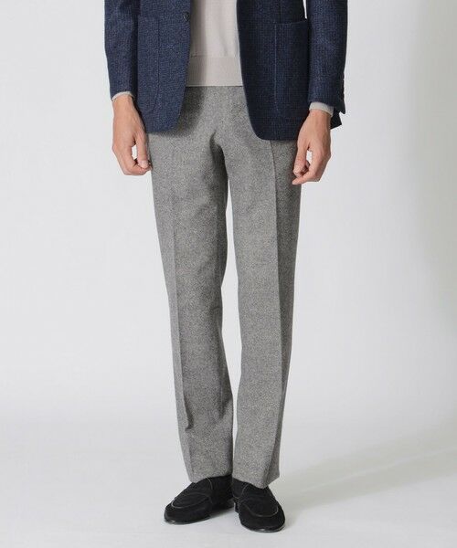Paul Stuart/ポール・スチュアート シルクブレンドホームスパントラウザーズ グレー系1 52 Paul Stuart/ポール・スチュアート シルクブレンドホームスパントラウザーズ グレー系1 52
