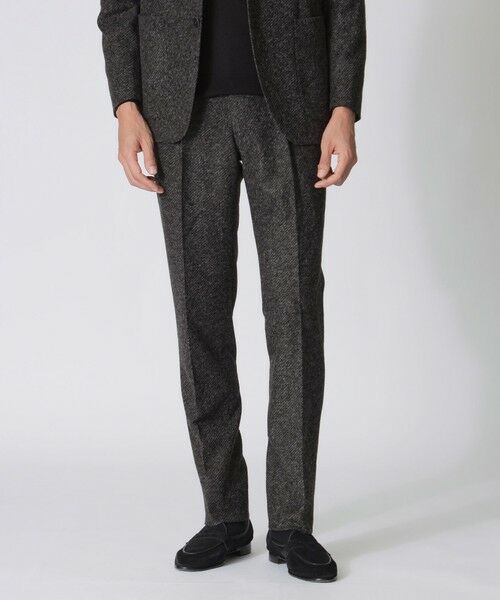 Paul Stuart / ポール・スチュアート その他パンツ | 【Nikkei magazine掲載】【STUART'S TRAVELER】ROMAジャージートラウザーズ(グレー系3)