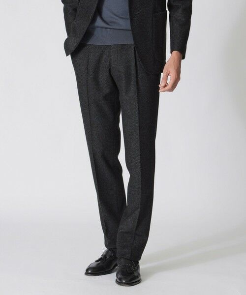 Paul Stuart / ポール・スチュアート その他パンツ | 【Nikkei magazine掲載】【STUART'S TRAVELER】ROMAジャージートラウザーズ(ネイビー)