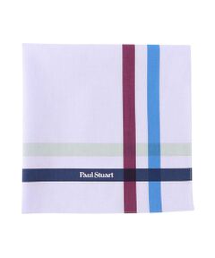Paul Stuart / ポール・スチュアート その他小物 | カラーラインプリントハンカチ