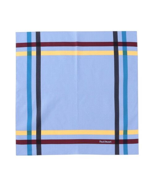 Paul Stuart / ポール・スチュアート その他小物 | カラーラインプリントハンカチ | 詳細1