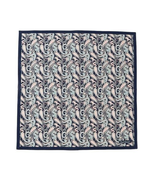 Paul Stuart / ポール・スチュアート その他小物 | ペイズリー柄プリントハンカチ | 詳細1