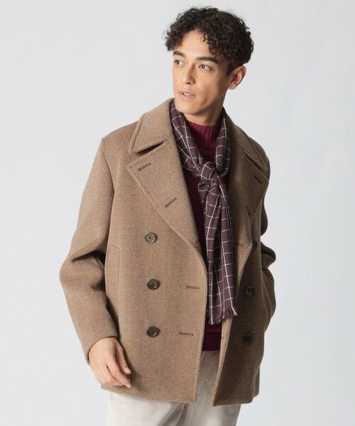 Paul Stuart / ポール・スチュアート その他アウター | 【数量限定】「COLLECTION LINE」Pコート(ショート丈)(ベージュ系5)