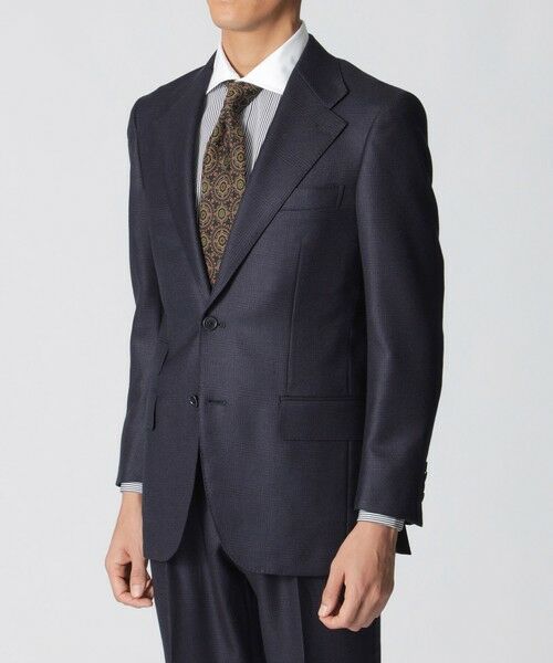 Paul Stuart / ポール・スチュアート セットアップ | 【数量限定】「COLLECTION LINE」シャドウチェック柄スーツ | 詳細4