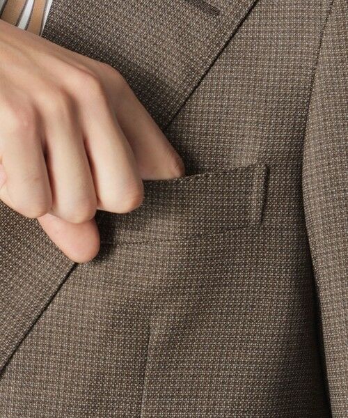 Paul Stuart / ポール・スチュアート セットアップ | 【数量限定】「COLLECTION LINE」ミニチェック柄スーツ | 詳細7