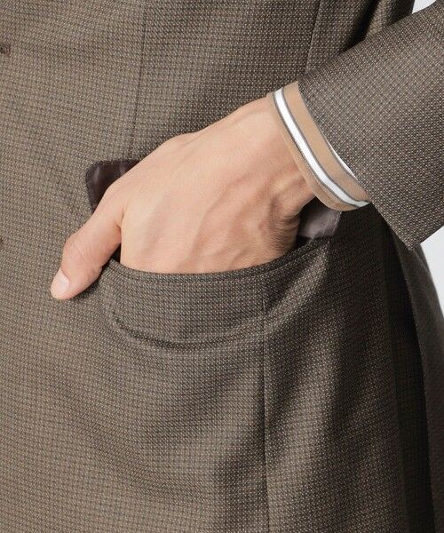 Paul Stuart / ポール・スチュアート セットアップ | 【数量限定】「COLLECTION LINE」ミニチェック柄スーツ | 詳細8