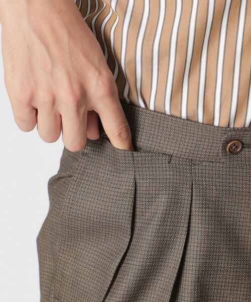 Paul Stuart / ポール・スチュアート セットアップ | 【数量限定】「COLLECTION LINE」ミニチェック柄スーツ | 詳細15